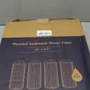 Membrane Solutions 20 Micron Pleated Water Filter Home 10"x4.5" Whole House Heavy Duty Sediment Replacement Cartridge Compatible with ECP10-1,ECP20-BB,R50-BBSA,FXHSC,CB1-SED10-BB (4 Pack)