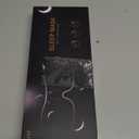 MZOO Luxury Sleep Eye Mask for Side Sleeper Men Women, Zero Eye Pressure 3D Sleeping Mask, Light Blocking Patented Design Night Blindfold, Soft Eye Shade Cover for Travel, Black