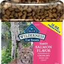 Blue Buffalo Wilderness Crunchy Cat Treats, Made with Natural Ingredients, Tasty Salmon Flavor, 12-oz Tub (EXP 03/23/26)