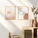 Upsimples 12x16 Picture Frame Natural 3 Pack, Scratch-Proof Poster Frames 12 x 16 for Photo Gallery - Slide-In Strips, Horizontal or Vertical Wall Mounting
