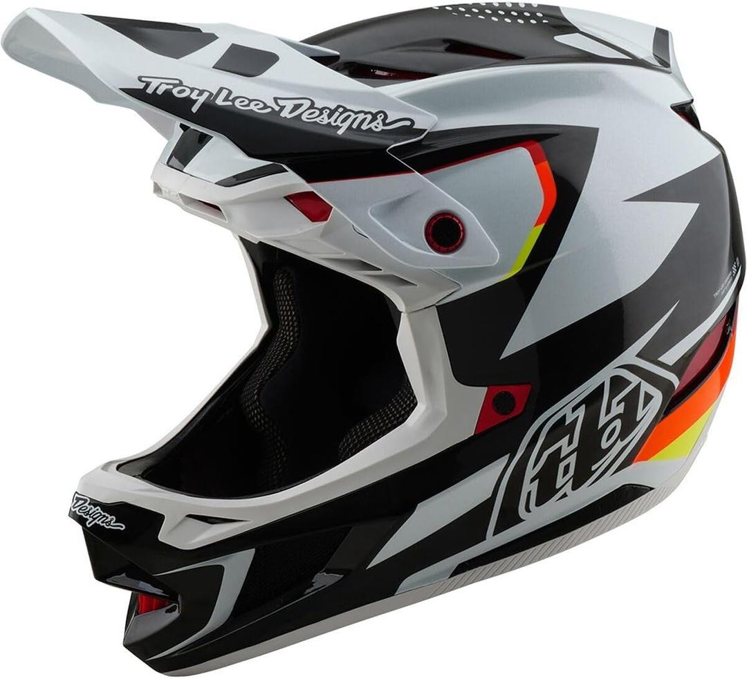 Troy Lee Designs D4 Carbon MIPS Helmet Optic Black, Medium (Black)