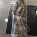 26 Inches Curly Mix Blonde Pre-Cut Frontlace Wig