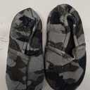 LA PLAGE Boys House Slippers with Cozy Memory Foam Slip On Camo House Shoes, Breathable Indoor Outdoor Warm Winter Home Slippers for Little Big Kids (8-9 Toddler)