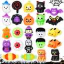 AuroTops 20PCS Halloween Squishy Toys for Kids Halloween Party Favors Classies Character Squeeze Toys for Trick or Treat Gifts Bulk,Goodie Bags Stuffers for Kids Treat Bags Gifts Classroom Rewards