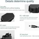QFUP Replacement Power Cord 30W Power Supply for Echo Show 2nd Gen, Echo Plus 2nd Generation, Show 8, Show 10 3rd Gen