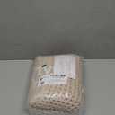 Pale Beige Bathroom Rug, Waffle Bath Mat Non Slip Washable Super Absorbent Quick Dry Boho Farmhouse Bathroom Decor, 30''x20'' / 1'8" x 2'6" Pale Beige