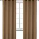 BGment Blackout Curtains for Bedroom - Grommet Thermal Insulated Room Darkening Curtains for Living Room, Set of 2 Panels (52 x 72 Inch, Taupe)