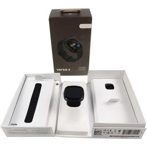 Smartwatch 6514032 Compatible Replacement Spare Part for Versa 4 1.58 inch 442x348 AMOLED Bluetooth NFC GPS 4GB Storage S and L Graphite Black