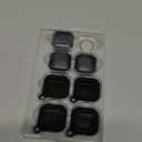 Air Tracker Tag for Android, Tags-4 Pack Luggage Tracker with 4 Case, Works via Google Find Hub App, Bluetooth Tracker Item Finder for Key, Backpack, Travel and Commute, 4 Pack, Black (NOT for iOS)