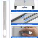 Portable Ac Window Vent Kit,Adjustable Air Conditioner Window Seal Kit with 5.9 Inch Diameter 59" Length Ac Exhaust Hose for Vertical/Horizontal Window