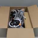 Amico 12 Pack 6 Inch 5CCT Ultra-Thin LED Recessed Ceiling Light with J-Box, 2700K/3000K/3500K/4000K/5000K Selectable, 12W Eqv 110W, Dimmable Canless Downlight, 1050LM High Brightness, Black - ETL