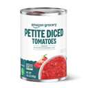 Amazon Grocery, Petite Diced Tomatoes, 14.5 Oz (EXP 09/12/26)
