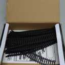 JUQU Christmas Train Set for Kids Ages 3-8, Battery Operated Toy Train with Light & Sound, Black/Gold Mini Train Tracks Under Tree for Holiday Decor