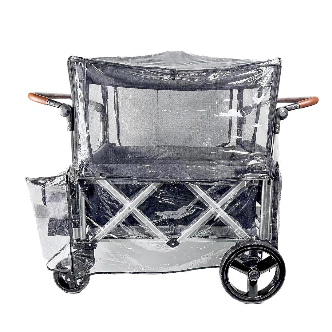 Big Size Rain Cover for Stroller, Mosquito Net for Trolley Cart, 2in1 Big Cover with Window for Picnic Camping Wagon Stroller Waterproof Windproof Accessories (Cart Not Included) Big Size Rain Cover for Stroller, Mosquito Net for Trolley Cart, 2in1 Big Cover with Window for Picnic Camping Wagon Stroller Waterproof Windproof Accessories (Cart Not Included)