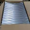 Land Guard 8x4x3ft Oval Galvanized Raised Garden Beds, Large-Capacity Metal Planter Box Outdoor, Durable Deep Raised Garden Bed 3ft Tall, Raised Beds for Gardening Vegetables, Classic Silver