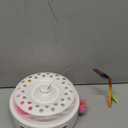 Potaroma Cat Toys 3in1 Automatic Interactive Kitten Toy, Fluttering Butterfly, Moving Feather, Track Balls, Dual Power Supplies, USB Powered, Indoor Exercise Kicker (Bright White)