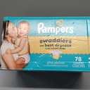 Pampers Swaddlers Diapers, Size 3 (13-26 lbs), 78 Count, Absorbent, Keeps Baby Dry and Comfortable, Skin Safe Disposable Baby Diaper