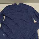 Women's Summer Floral Lace Top Sexy Long Sleeve Mock Neck Casual Shirt Going Out Blouse, Medium, Royal Blue & Without Cami