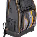 Klein Tools 62805BPTECH 28-Pocket Laptop Backpack Tool Bag, Tradesman Pro Extra-Large Tech Tool Backpack with Molded Bottom, Charging Port