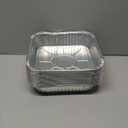 8"x8" Aluminum Foil Pans Disposable - 20 Pack Square Baking Pans Disposable Grill Accessories Meal Prep Containers Heavy Duty Tin Foil Pan for Baking Cake, Oven Cooking, Heating, Storing