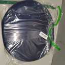 Shinnwa Bar Stool Cushions, Memory Foam Round Bar Stool Covers Cushion with Non-Slip Backing and Elastic Band, 12", Navy