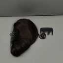 Isaic Hair Toppers for Women with Thinning Hair, 24 Inch Synthetic Clip in Topper Hair Extensions with Adjustable Band, Layered Wiglet Adds Volume and Natural Coverage (Dark Brown)