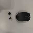 VssoPlor Type C Wireless Mouse, USB C MacBook Wireless Mouse Dual Mode Cordless Mice with USB and Type C Receiver Compatible with PC, Laptop, MacBook and All Type C Devices-Black and Silver