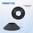 14137 3"-4" Waterproof Rain Collars for No-Calk Roof Flashing, Replacement 3"-4" Roof Vent Boot (Pack of 4)