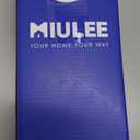 MIULEE Solid Color Sheer Curtains 84 Inches Long 2 Panels Set - Elegant Lightweight Grommet Light Filtering Window Voile Panels/Drapes/Treatment for Bedroom Living Room W42 x L84 Inch, Cream