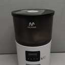 IMIPAW Automatic Cat Feeders, 3L Timed Cat Dry Food Dispenser with Desiccant Bags, Dual Power Supply, Programmable Portion Size, 6 Meals, 20 Portions Per Day, Auto Pet Feeder for Cats and Small Dogs (White)