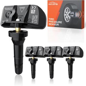 TPMS Sensors, 433 MHZ Tire Pressure Monitor System Replacment Sensor for 2020-2024 Chevy Silverado GMC Sierra Cadillac Buick Pontiac for OE Part # 13533166, 13542523 4pcs