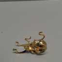 Octopus Mobile Phone Holder, Multifunctional Octopus Holder Phone Stand Pen Holder Octopus Statue Animal Sculpture Collectibles Desk Decor Ornaments (Gold)