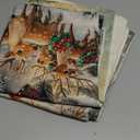 Christmas Pillow Covers 18x18 inch Set of 4, Christmas Decorations Snowman Santa Elk Sleigh Truck Plaid Winter Holiday Decor, Merry Christmas Throw Cushion Cases for Sofa Couch Living Room Home Decor (White)