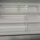Didaey 12 Pcs Thin Cylinder Vases Set for Centerpieces 2.5'' Diameter 2mm Thickness Clear Glass Vase Hurricane Floating Candle Holder for Wedding Table Decoration (2.5'' X 5'',6'',8'')