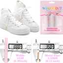Satin Shoe Laces for Sneakers: 2 Pairs 1 CM Wide Silk Ribbon Shoelaces