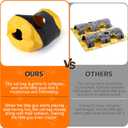 Activity Play Cat Mat, Play Bag for Cat with 4 Holes, Durable Play Rug for Cats, Collapsible Fun Interactive Training Toys Mat for Cats Diameter 16 in, Length 24 in