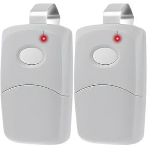 2X for Multicode Linear 308911, 10 dip Switch Gate Opener Remote 300MHz, Multi Code Garage Door Opener Remote, Garage Clicker Replacement (Two)