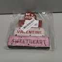 Valentines Day Decorations for Home with LED Lights Happy Valentine Party Decor Love Valentine Sweetheart Sign Tabletop Centerpieces Rustic Farmhouse Decorations for Home Office Kitchen Shelf