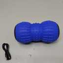 ZeenKind Vibrating Peanut Massage Ball for Plantar Fasciitis, Muscle Pain Relief with 4 Speed, Deep Tissue Therapy for Myofascial Release & Muscle Recovery, Neck Back Foot Roller Massager