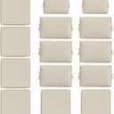 Kimunuk 14 Pcs Outdoor Cushion Slipcovers AllWeather Patio Cushion Covers, Replacement Waterproof with Zipper for Patio Furniture, Sectional Couch 3 Sizes, Covers Only