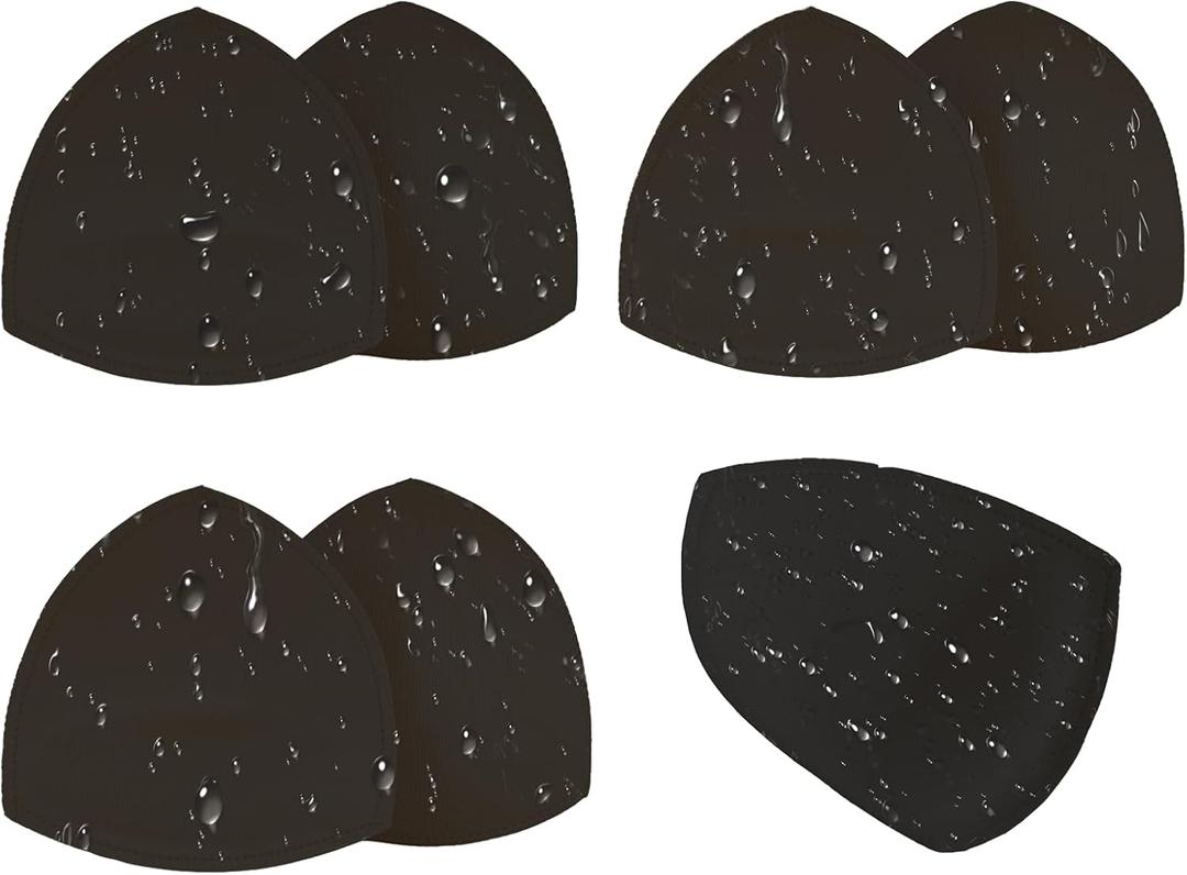 Waterproof Swimsuit Bra Inserts Pads 3 Pairs Removable Bathing Suit Insert Bikini Push up Inserts A/B or C/D,D/E Cup