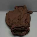 Wrap Around Dust Ruffle Bed Skirt - Brown - for Queen Size Beds with 12 Inch Drop - Easy Fit Elastic Strap - Adjustable Pleated Bedskirt w/Brushed Fabric - Wrinkle Free - for Women, Men, Kids & Teens