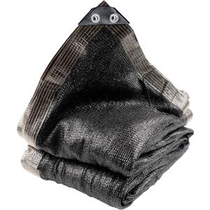 90% 30 X 50 FT Black Shade Cloth, Outdoor Sunblock Shade Cloth with Grommets, Durable Sun Shade Netting Shading Antifreezing for Patio, Garden, Plants Cover, Greenhouse, Barns, Dog Kennel