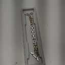 Slim Silver Gold Band for Women Feminine Elegant Compatible with Apple Watch 38/40/41/42mm (S10/11) Adjustable Metal Strap Dressy Chain Bracelet for iWatch Series 11/10/9/8/7/6/5/4/SE/3/2/1