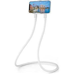 B-Land Cell Phone Holder, Universal Mobile Phone Stand, Lazy Bracket, DIY Flexible Mount Stand with Multiple Function (White)