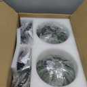 Green Pendant Light 2- Light Kitchen Sink Pendant Lights with Hand Blown Glass Small Hanging Lamp for Kitchen Island Dining Room Bedroom Bathroom Hallway E26