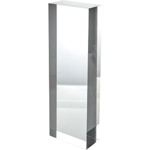CiaoHER 2in Thickness Solid Acrylic Cube Display Block Clear Polished Pedestal Stand Riser Solid Base 2" x 4" x 12", 1 Pack