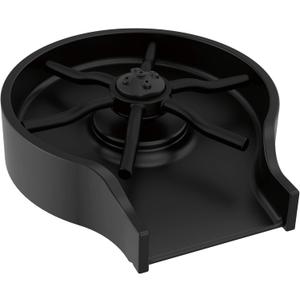 Delta Matte Black Metal Glass Rinser for Kitchen Sink, Cup Washer for Sink, Bottle Washer, Matte Black GR250-BL