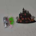 HEIBAGO Halloween Diamond Art Hanging Kits for Adults Kids, Hanging Diamond Art Castle, 5D Special Shaped Crystal Diamond Painting Kit Pumpkin, DIY Pattern Window Pendant for Home Wall Decor 8.3x8.3In