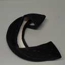 SEG Direct Diamond Flat Bottom Steering Wheel Cover, D Shaped Car Wheel Cover 14 1/2-15 in. (37-39 cm), Bling Sparkly Rhinestones, Black with Black Diamond